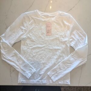 Target White Long Sleeve Top
